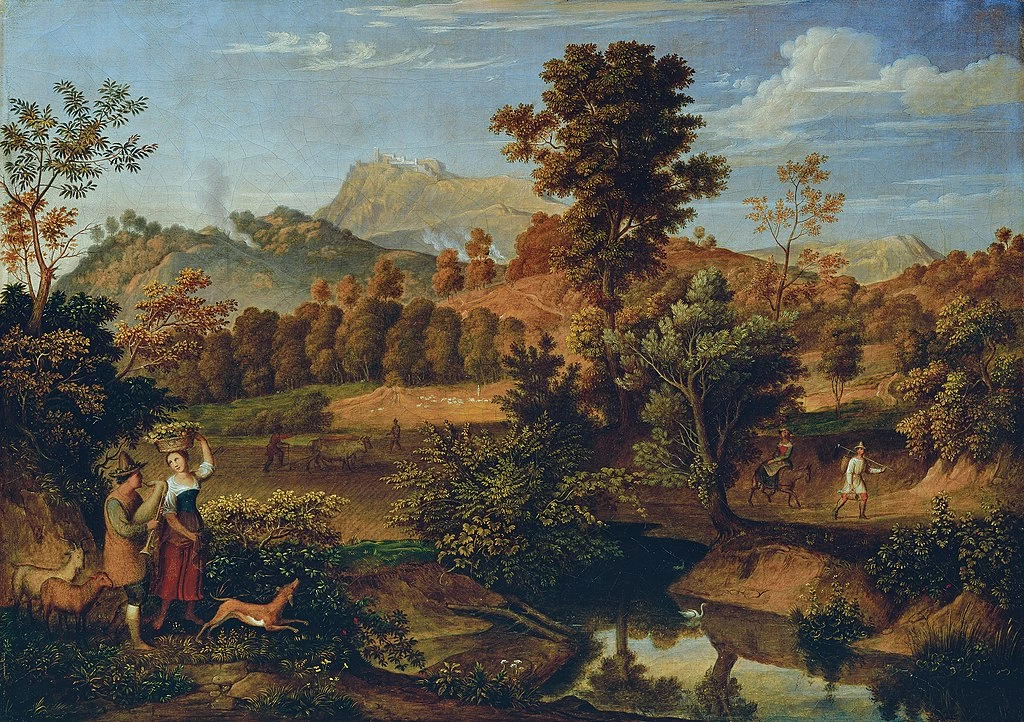 La Serpentara presso Olevano, paesaggio presso Paliano - Galleria austriaca Belvedere, Vienna